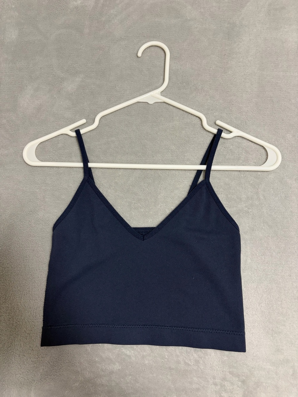 Navy V-Neck Top - Women